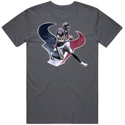 Andre Johnson Texans Vintage Charcoal Grey Unisex Cotton T Shirt Andre Johnson Texans Vintage Charcoal Grey Unisex Cotton T Shirt
