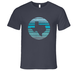 Texas Globe Blue Vintage Charcoal Grey Unisex Cotton T Shirt Texas Globe Blue Vintage Charcoal Grey Unisex Cotton T Shirt