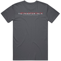 Metal Gear Solid 5 The Phantom Pain Vintage Charcoal Grey Unisex Cotton T Shirt