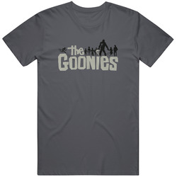 The Goonies Classic 80's Movie Vintage Charcoal Grey Unisex Cotton T Shirt The Goonies Classic 80's Movie Vintage Charcoal Grey Unisex Cotton T Shirt