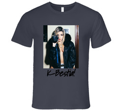 Sexy Blonde Filming Vintage Charcoal Grey Unisex Cotton T Shirt Sexy Blonde Filming Vintage Charcoal Grey Unisex Cotton T Shirt