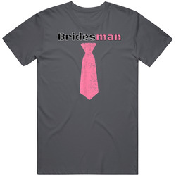 Funny Bridesman Vintage Charcoal Grey Unisex Cotton T Shirt Funny Bridesman Vintage Charcoal Grey Unisex Cotton T Shirt