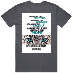 Myasthenia Gravis Warrior Vintage Charcoal Grey Unisex Cotton T Shirt Myasthenia Gravis Warrior Vintage Charcoal Grey Unisex Cotton T Shirt