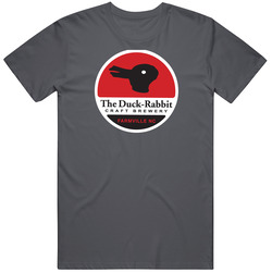 Duck-rabbit Craft Brewery Beer Vintage Charcoal Grey Unisex Cotton T Shirt Duck-rabbit Craft Brewery Beer Vintage Charcoal Grey Unisex Cotton T Shirt