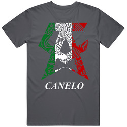 Canelo Holes Charcoal Vintage Charcoal Grey Unisex Cotton T Shirt Canelo Holes Charcoal Vintage Charcoal Grey Unisex Cotton T Shirt