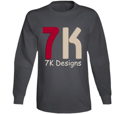 7k Designs Vintage Charcoal Grey Unisex Cotton Long Sleeve T Shirt 7k Designs Vintage Charcoal Grey Unisex Cotton Long Sleeve T Shirt