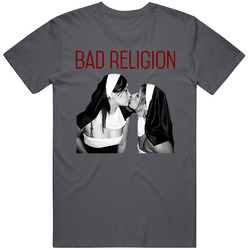 Bad Reli Vintage Charcoal Grey Unisex Cotton T Shirt