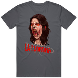 La Llorona Vintage Charcoal Grey Unisex Cotton T Shirt La Llorona Vintage Charcoal Grey Unisex Cotton T Shirt