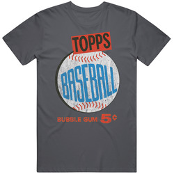 Retro Topps Baseball Bubble Gum Card Vintage Grunge Vintage Charcoal Grey Unisex Cotton T Shirt Retro Topps Baseball Bubble Gum Card Vintage Grunge Vintage Charcoal Grey Unisex Cotton T Shirt