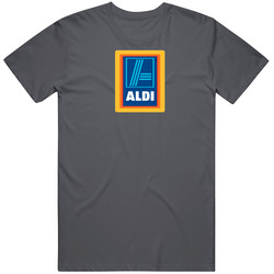 Aldi Grocery Store Supermarket Fan Logo Gift Vintage Charcoal Grey Unisex Cotton T Shirt Aldi Grocery Store Supermarket Fan Logo Gift Vintage Charcoal Grey Unisex Cotton T Shirt