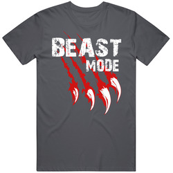 Beast Mode Charcoal Vintage Charcoal Grey Unisex Cotton T Shirt Beast Mode Charcoal Vintage Charcoal Grey Unisex Cotton T Shirt
