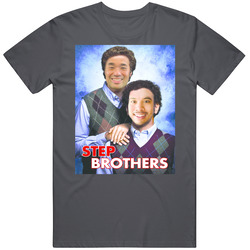 Stepbrothers Vintage Charcoal Grey Unisex Cotton T Shirt Stepbrothers Vintage Charcoal Grey Unisex Cotton T Shirt
