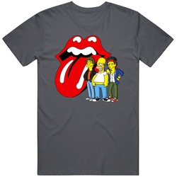 Stone Vintage Charcoal Grey Unisex Cotton T Shirt