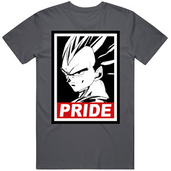 Vegeta Pride Charcoal Vintage Charcoal Grey Unisex Cotton T Shirt Vegeta Pride Charcoal Vintage Charcoal Grey Unisex Cotton T Shirt