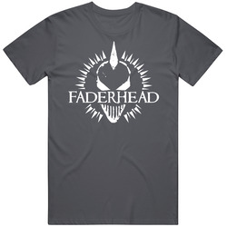 Faderhead-skulllogo Vintage Charcoal Grey Unisex Cotton T Shirt Faderhead-skulllogo Vintage Charcoal Grey Unisex Cotton T Shirt