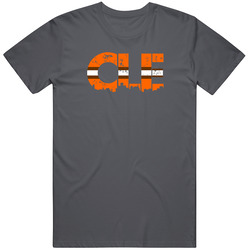 Cle Airport Code Vintage Charcoal Grey Unisex Cotton T Shirt Cle Airport Code Vintage Charcoal Grey Unisex Cotton T Shirt