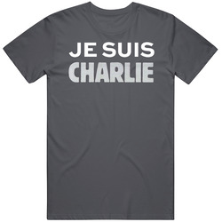 Je Suis Charlie Charcoal Grey Vintage Charcoal Grey Unisex Cotton T Shirt Je Suis Charlie Charcoal Grey Vintage Charcoal Grey Unisex Cotton T Shirt