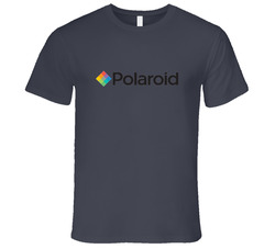 Polaroid Camera Geek Vintage Charcoal Grey Unisex Cotton T Shirt Polaroid Camera Geek Vintage Charcoal Grey Unisex Cotton T Shirt