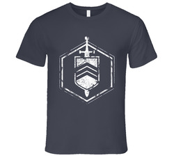 Destiny Strike Logo Vintage Charcoal Grey Unisex Cotton T Shirt Destiny Strike Logo Vintage Charcoal Grey Unisex Cotton T Shirt