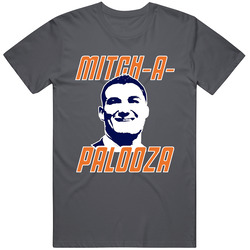 Mitch-a-palooza Chicago Mitch Trubisky Mitchapalooza Bears Vintage Charcoal Grey Unisex Cotton T Shirt Mitch-a-palooza Chicago Mitch Trubisky Mitchapalooza Bears Vintage Charcoal Grey Unisex Cotton T Shirt