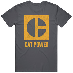 Caterpillar Cat Power T Charcoal Vintage Charcoal Grey Unisex Cotton T Shirt Caterpillar Cat Power T Charcoal Vintage Charcoal Grey Unisex Cotton T Shirt