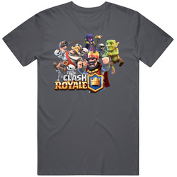 Clash Awesome Games Vintage Charcoal Grey Unisex Cotton T Shirt Clash Awesome Games Vintage Charcoal Grey Unisex Cotton T Shirt