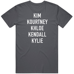 Kim Kourtney White Vintage Charcoal Grey Unisex Cotton T Shirt Kim Kourtney White Vintage Charcoal Grey Unisex Cotton T Shirt