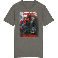 Garbage Pail Kids Peter Puker Spider Man Funny Grunge Vintage Charcoal Grey Unisex Cotton T Shirt Garbage Pail Kids Peter Puker Spider Man Funny Grunge Vintage Charcoal Grey Unisex Cotton T Shirt