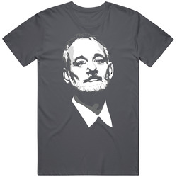Bill Murray Vintage Charcoal Grey Unisex Cotton T Shirt Bill Murray Vintage Charcoal Grey Unisex Cotton T Shirt