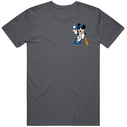 Mickey Mouse Ny Yankee Fan Small Emblem Vintage Charcoal Grey Unisex Cotton T Shirt Mickey Mouse Ny Yankee Fan Small Emblem Vintage Charcoal Grey Unisex Cotton T Shirt