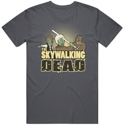The Skywalking Dead Vintage Charcoal Grey Unisex Cotton T Shirt The Skywalking Dead Vintage Charcoal Grey Unisex Cotton T Shirt