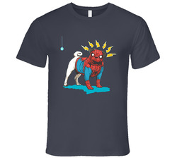 Spider Pug, Funny, Design Cute Vintage Charcoal Grey Unisex Cotton T Shirt Spider Pug, Funny, Design Cute Vintage Charcoal Grey Unisex Cotton T Shirt