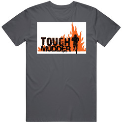 TOUGH MUDDER Vintage Charcoal Grey Unisex Cotton T Shirt TOUGH MUDDER Vintage Charcoal Grey Unisex Cotton T Shirt