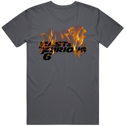 Fast & Furious 6 Vintage Charcoal Grey Unisex Cotton T Shirt Fast & Furious 6 Vintage Charcoal Grey Unisex Cotton T Shirt