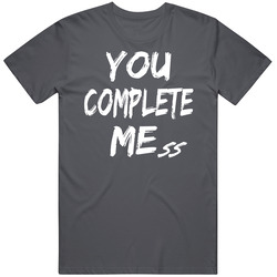 You Complete Mess Tee Vintage Charcoal Grey Unisex Cotton T Shirt You Complete Mess Tee Vintage Charcoal Grey Unisex Cotton T Shirt