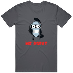 Mr Robot 2 Vintage Charcoal Grey Unisex Cotton T Shirt Mr Robot 2 Vintage Charcoal Grey Unisex Cotton T Shirt
