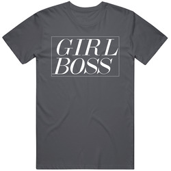 Girl Boss Vintage Charcoal Grey Unisex Cotton T Shirt Girl Boss Vintage Charcoal Grey Unisex Cotton T Shirt