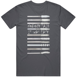Mascara Grey Vintage Charcoal Grey Unisex Cotton T Shirt
