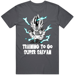 Training Sp Saiyan Vegeta 2 Charcoal Vintage Charcoal Grey Unisex Cotton T Shirt Training Sp Saiyan Vegeta 2 Charcoal Vintage Charcoal Grey Unisex Cotton T Shirt