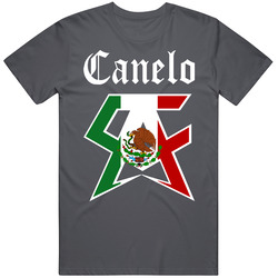 Canelo 1 Logo Color Charcoal Grey Vintage Charcoal Grey Unisex Cotton T Shirt Canelo 1 Logo Color Charcoal Grey Vintage Charcoal Grey Unisex Cotton T Shirt
