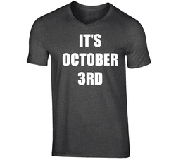 Mean Girls Quote Its October Third 3rd Funny Lindsay Lohan Movie Funny Vintage Charcoal Grey Unisex Cotton T Shirt Mean Girls Quote Its October Third 3rd Funny Lindsay Lohan Movie Funny Vintage Charcoal Grey Unisex Cotton T Shirt