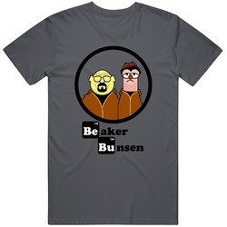 New Beaker Bunsen - Breaking Bad T- Parody 2 Vintage Charcoal Grey Unisex Cotton T Shirt New Beaker Bunsen - Breaking Bad T- Parody 2 Vintage Charcoal Grey Unisex Cotton T Shirt