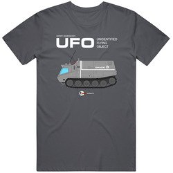 Ufo Shado Tv Series Shado Mobile Vintage Charcoal Grey Unisex Cotton T Shirt Ufo Shado Tv Series Shado Mobile Vintage Charcoal Grey Unisex Cotton T Shirt