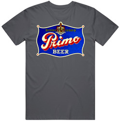 Primo Hawaii Hawaiian Lager Beer Retro Vintage Charcoal Grey Unisex Cotton T Shirt Primo Hawaii Hawaiian Lager Beer Retro Vintage Charcoal Grey Unisex Cotton T Shirt