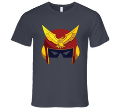 Captain Falcon Helmet Vintage Charcoal Grey Unisex Cotton T Shirt Captain Falcon Helmet Vintage Charcoal Grey Unisex Cotton T Shirt