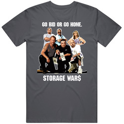 Storage Wars Go Bid Or Go Home Barry Dave Vintage Charcoal Grey Unisex Cotton T Shirt Storage Wars Go Bid Or Go Home Barry Dave Vintage Charcoal Grey Unisex Cotton T Shirt