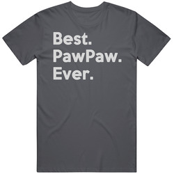 Best. Pawpaw. Ever Vintage Charcoal Grey Unisex Cotton T Shirt Best. Pawpaw. Ever Vintage Charcoal Grey Unisex Cotton T Shirt