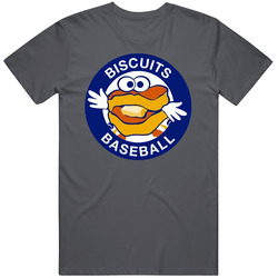 Biscuits Vintage Charcoal Grey Unisex Cotton T Shirt Biscuits Vintage Charcoal Grey Unisex Cotton T Shirt