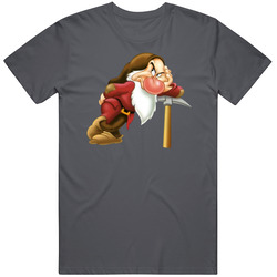 7 Dwarfs Grumpy Vintage Charcoal Grey Unisex Cotton T Shirt 7 Dwarfs Grumpy Vintage Charcoal Grey Unisex Cotton T Shirt