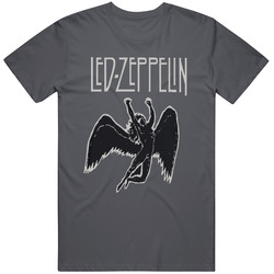 Led Zeppelin Vintage Charcoal Grey Unisex Cotton T Shirt Led Zeppelin Vintage Charcoal Grey Unisex Cotton T Shirt
